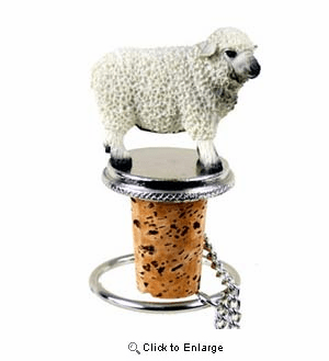 Sheep Bottle Stopper