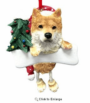 Shiba Inu Christmas Tree Ornament - Personalize