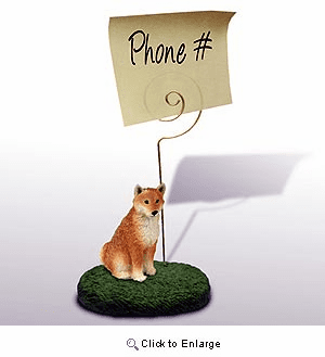 Shiba Inu Note Holder