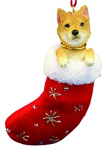 Shiba Inu Christmas Stocking Ornament