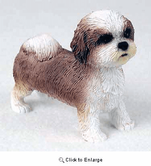 Shih Tzu Figurine Sport Cut Tan