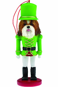 Shih Tzu Ornament Nutcracker (Tan)