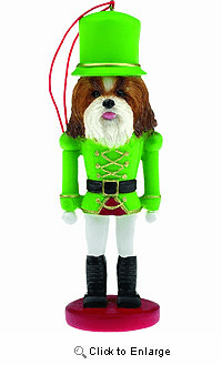 Shih Tzu Ornament Nutcracker (Tan)