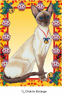 Siamese Cat Christmas Cards
