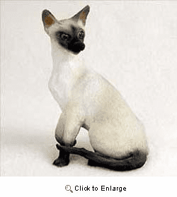 Siamese Cat Figurine