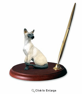 Siamese Cat Pen Holder