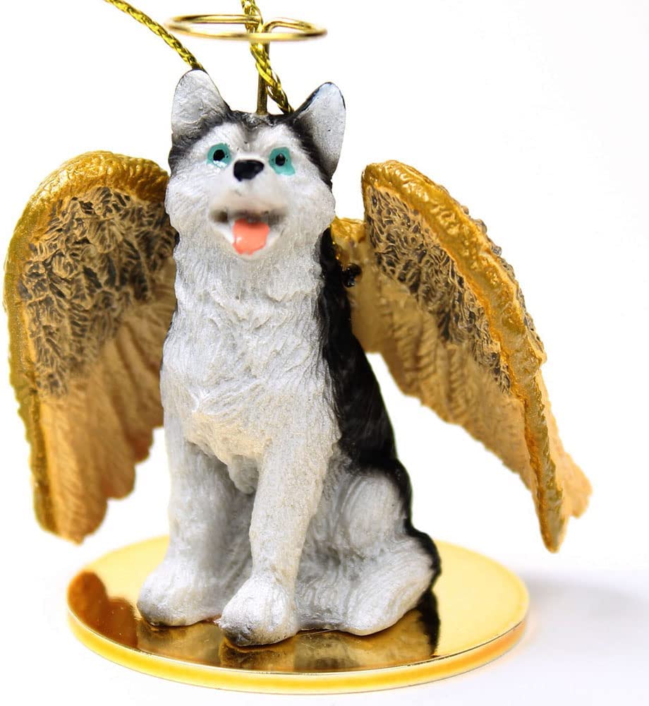 Siberian Husky Christmas Ornament Angel
