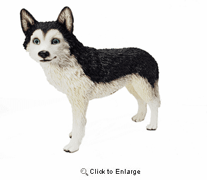 Siberian Husky Figurine