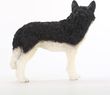 Siberian Husky Figurine BW Bn Eyes