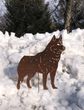 Siberian Husky Garden Stake
