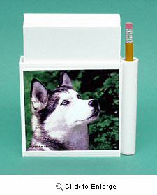 Siberian Husky Hold-a-Note