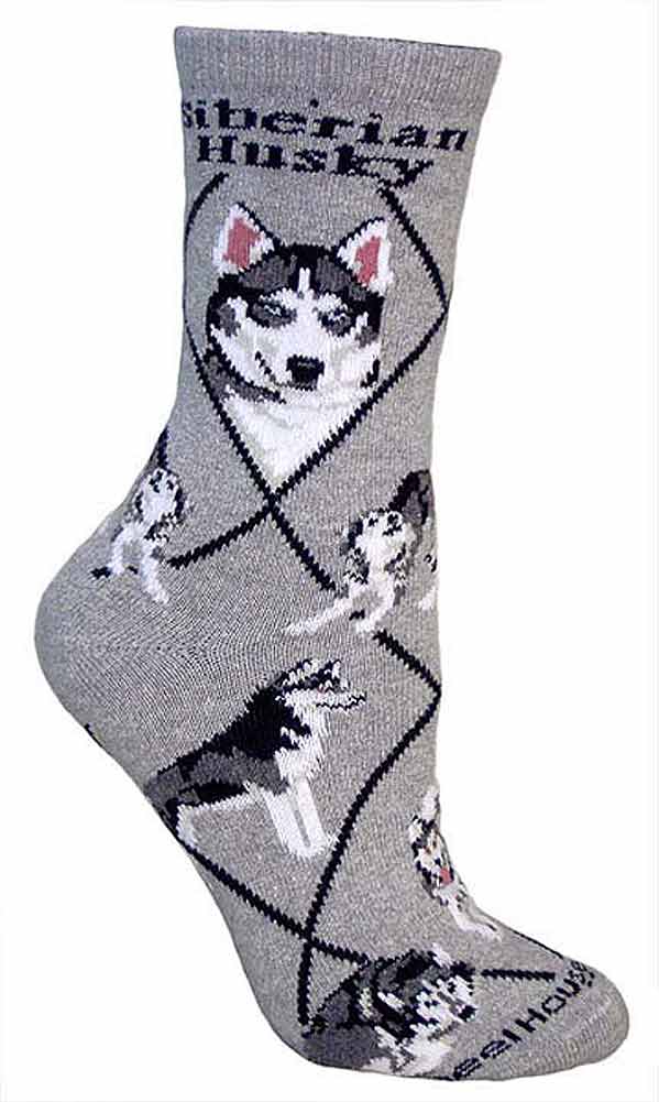 Siberian Husky Socks