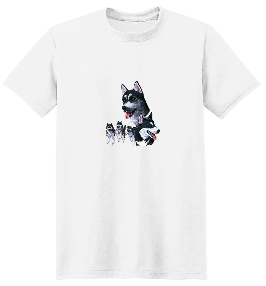 Siberian Husky T-Shirt - Best Friends