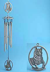 Siberian Husky Windchime