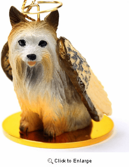 Silky Terrier Christmas Ornament Angel