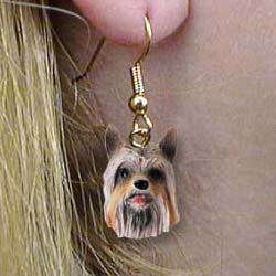 Silky Terrier Authentic Earrings