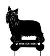 Silky Terrier Garden Stake