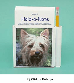 Silky Terrier Hold-a-Note