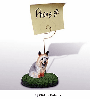 Silky Terrier Note Holder