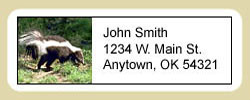 Skunk Address Labels