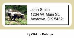 Skunk Address Labels