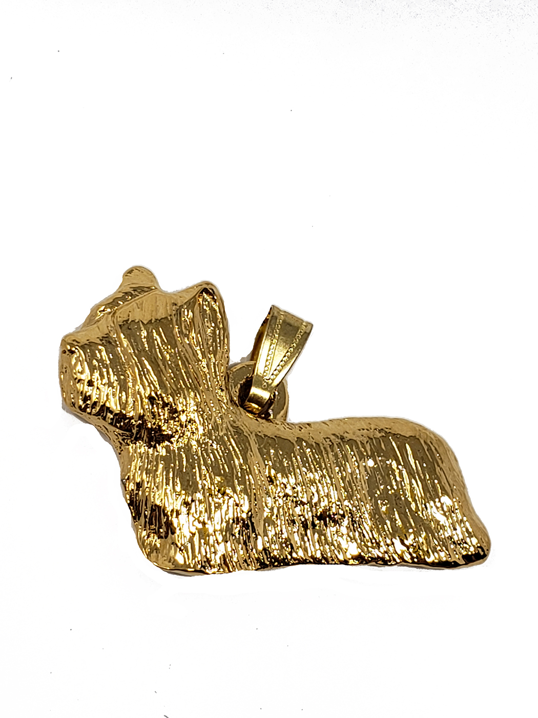 Skye Terrier 24K Gold Plated Pendant