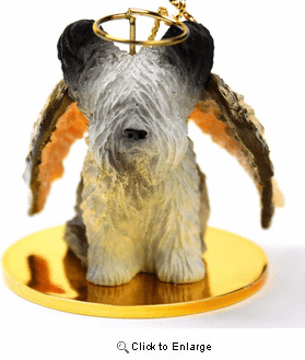 Skye Terrier Christmas Ornament Angel