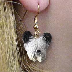 Skye Terrier Authentic Earrings