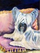 Skye Terrier Garden Flag