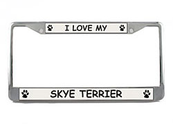 Skye Terrier License Plate Frame