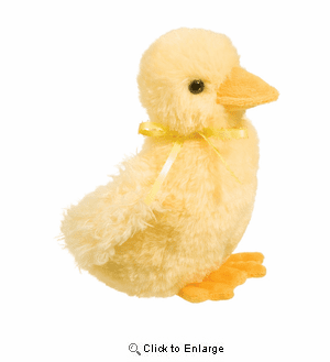 "Slicker"  Yellow Baby Duck Plush 6" by Douglas Toy