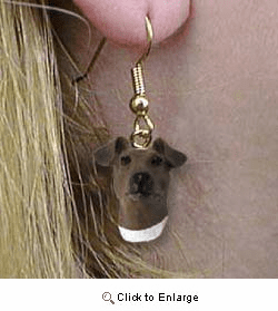 Smooth Fox Terrier Authentic Earrings