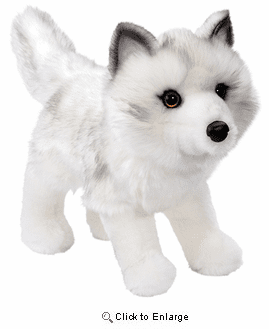 "Snow Queen" Arctic Fox 11" Plush by Douglas Toy