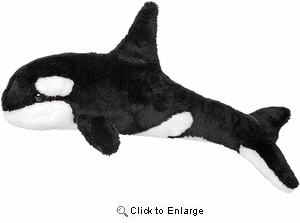 "Spout" Orca Whale Plush 13" By Douglas Toy