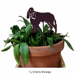 Springer Spaniel Plant Stake