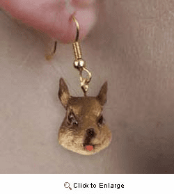 Squirrel Authentic Earrings