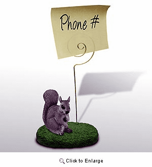 Squirrel Note Holder