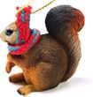 Squirrel Tiny One Christmas Ornament Red