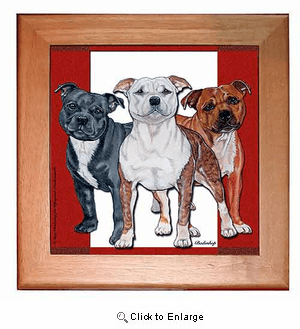 Staffordshire Bull Terrier Trivet