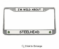 Steelhead License Plate Frame