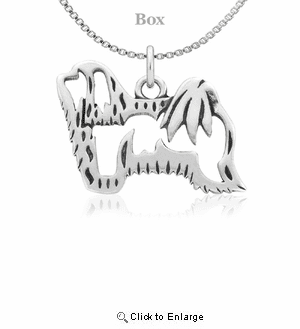 Sterling Silver Havanese Body Necklace