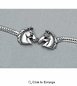 Sterling Silver Horse Bracelet