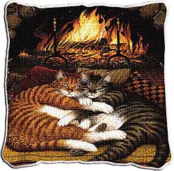 Tabby Cat Pillow