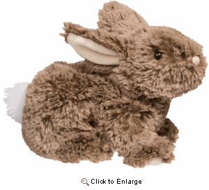 "Taylor"  Mocha Bunny  7 Plush by Douglas Toy