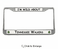 Tennessee Walking Horse License Plate Frame