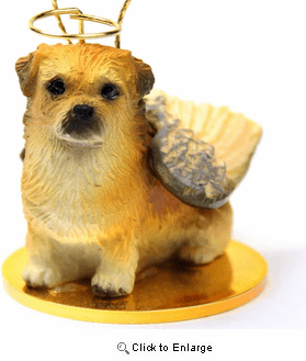 Tibetan Spaniel Christmas Ornament Angel