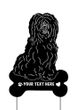 Tibetan Terrier Garden Stake