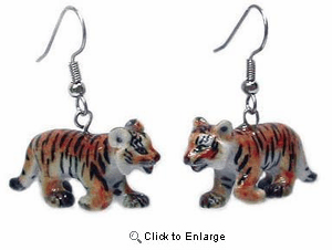 Tiger Earrings True to Life