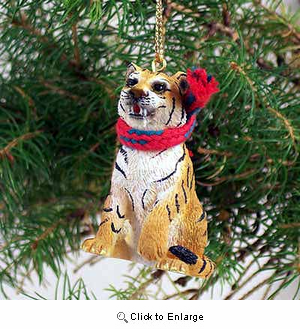 Tiger Tiny One Christmas Ornament