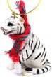 Tiger Tiny One Christmas Ornament White